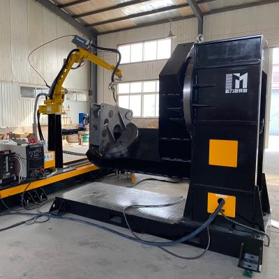 China Machinery Repairs Workshop 2 Axis Welding Positioner For Welding Robot Panasonic Pulse Welding Power Supply YD500GL5 for sale