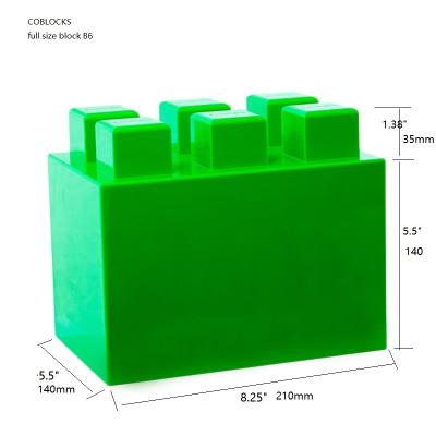 China Plastic Building Toy Large Building Blocks Shenzhen Wall Blocks For Wall Building for sale