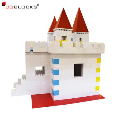 China Building Toy Children Plastic Building Blocks Big For Castle Event Products Kiosk Decoration Landscape Kids Artificial Playground for sale