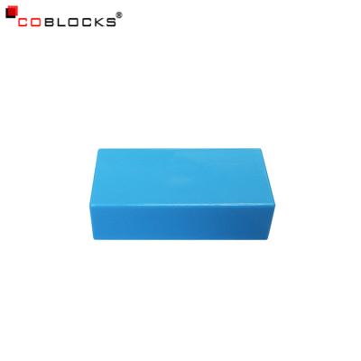 China Building Toy Blue Solid Abs Giant Large Plastic Wall Blocks for sale