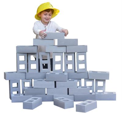 China Building Toy COBLOCKS Kids Smart Toys Eva Foam Blocks 24pcs Large Building Soft High Density Educational Eva Block for sale