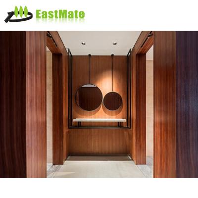 China Modern Design Hotel Office Wall Panel Factory Customized Decorative Interior Wooden Fixed Furniture for sale