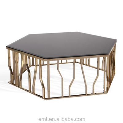 China Industrial Round Coffee Table Available With Stainless Base , High End Hotel Coffee Table for sale