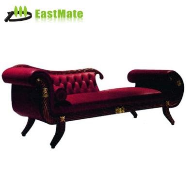 China Modern Left Chaise Hotel Furniture Hot Sale Red Living Room With Canopy (EMT-LC11) for sale