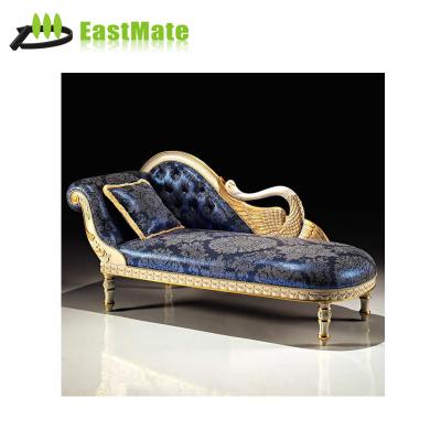 China Traditional High Class Carving Wooden Sleeper Sofa In Silver Color For Star Hotel for sale