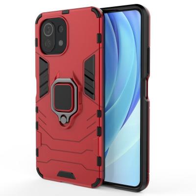 China With Stand Hybrid Armor Case For Xiaomi MI 11 Lite Ultra Mi11 Case Stand To Protect Phone Cover For xiaomi 10T Pro MI Note 10 Lite 9 for sale