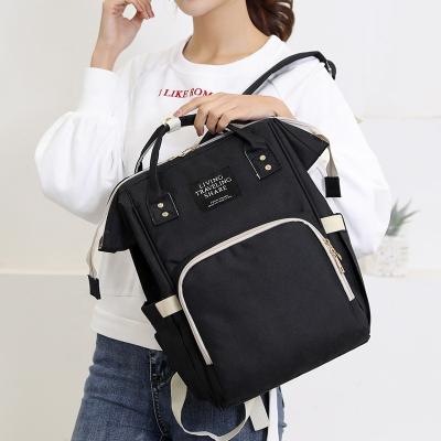 China With USB Fashion Earth Mama Mommy Travel Care Maternity Diaper Changing Large Baby Diaper Bag Backpack For Mother for sale