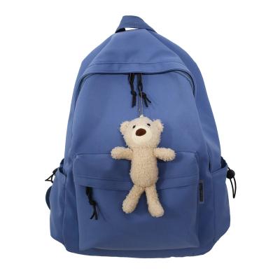 China New Cartoon Bear Anti-theft Custom School Bag for High School Large Capacity Multiple Girls and Boys CIA Custom Backpack for sale