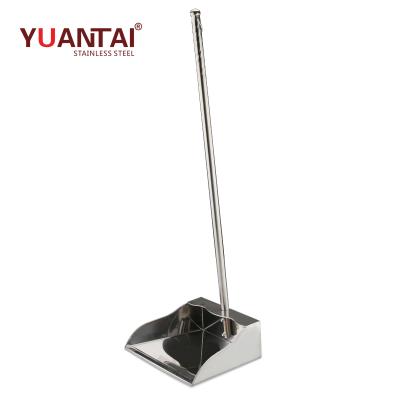 China Hot Selling Dusptan Lazada Stainless Steel 410 Household Cleaning Dustpan Thicker Garbage Shovel OEM/ODM for sale