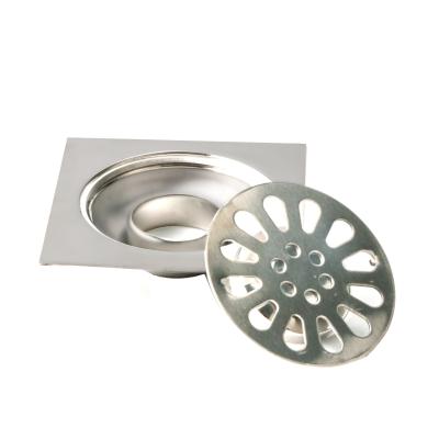 China Modern stainless steel utility floor drain for kitchen or balcony or bathroom for sale