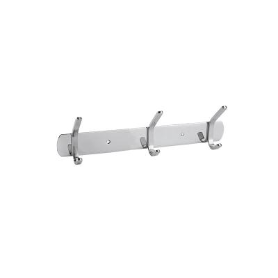 China Hot Selling Minimalist Amazon OEM/ODM 304 Stainless Steel Wall Mounted Hooks 3 for sale