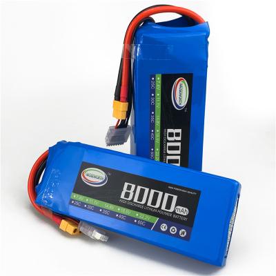 China Toys MOSEWORTH 8000mah 22.2v 18.5v 14.8v 11.1v 7.4V 25C 30C lipo battery pack for RC Car Airplane Helicopter Drone UAV for sale