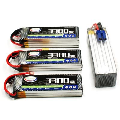 China Rc helicopter 3S 11.1v 3300mah 40c rechargeable lithium polymer lipo battery packs for rc car flat rc helicopter for sale