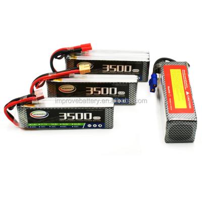 China Toys Factory OEM Lithium Battery Pack 11.1V 3500mAh 40C 3S Lipo Battery For RC Helicopter for sale