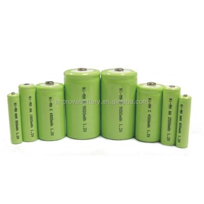 China hot sale nimh aa 100mah 1.2v aa rechargeable battery aa for sale