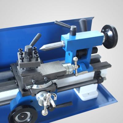 China Home Use Factory Custom 80MM Chuck Diameter Small Manual Lathe Machine For Steel for sale