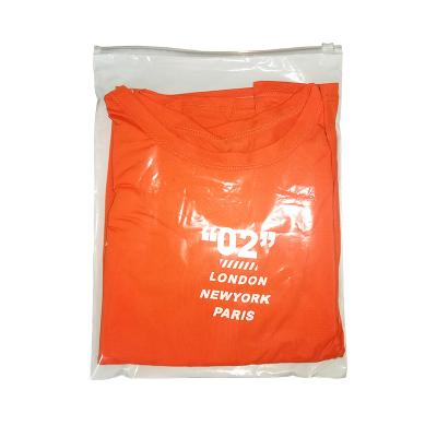 China Kwinpack Recyclable Logo Custom Recyclable Self Sealing Shirt Clothes Clear Zip Lock Zip Lock Plastic Zipper Frosted Garment Bags for sale