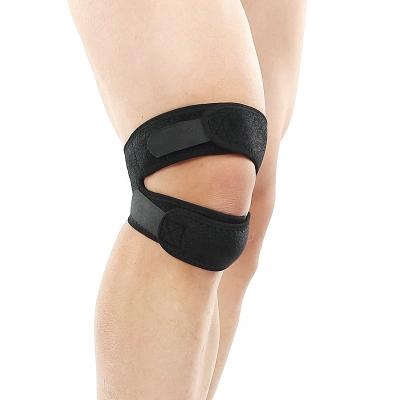 China Adjustable Breathable Adjustable Sports Knee Strap Support Patella Knee Belt for sale