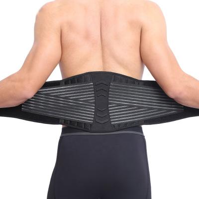 China Breathable Unisex Adjustable Waist Support Lumbar Support Belt Lower Back Compression And Lower Back Belt for sale