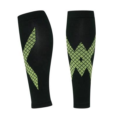 China Elastic And Calf Sports Nylon Compression Long Brace Leg Support Running Knee Sleeve for sale