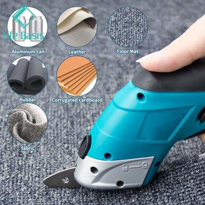 China Easy Operation LIFEBASIS Cordless Electric Scissors for Cloth Cutting Blanket Trimming for sale