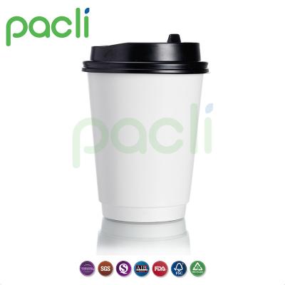 China Good Disposable Professional Factory Return Double Wall Paper Cups for sale