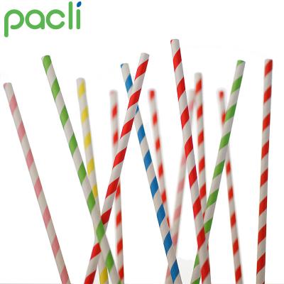 China Minimalist SGS Biodegradable Paper Straws for sale