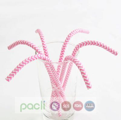 China OEM Compostable Curvy Paper Straw Biodegradable Drinking Straw High Quality Customized for sale