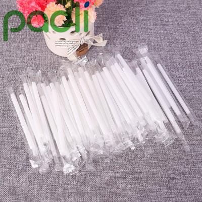 China Disposable Food Grade Two Part Folding Packing Drinking Straws For Automatic Machine Expandable Aseptic Drinking Straw Brick Pack for sale