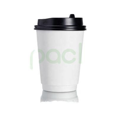 China DOUBLE WALL SGS Coffee Biodegradable Disposable Hot Paper Cup for sale