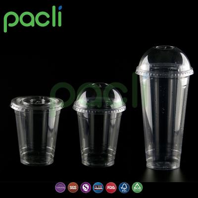 China Disposable PET Disposable Cup With All Size for sale