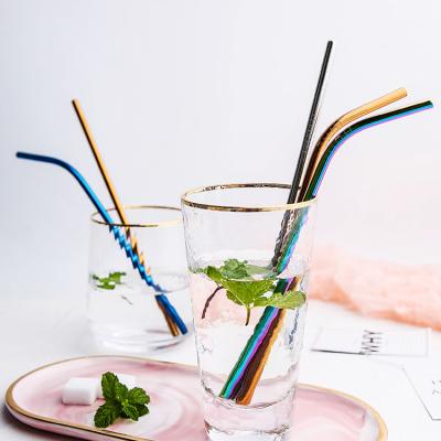 China Amazon Sustainable Success 2021 Reusable Metal Drinking Stainless Steel Straws for sale