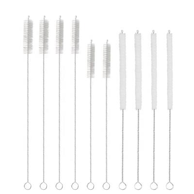 China China Factory Wholesale Cheap Disposable Stainless Steel Drinking Straws Nylon/Cotton Cleaner Brush Washing Bottle Feeding Brushes for sale