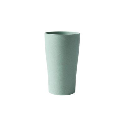 China Natural Green Wheat Straw Plastic Cup of Amazon Disposable Success for sale