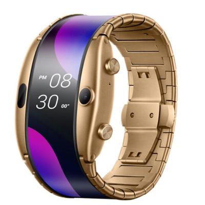 China 3G ready to ship original ZTE nubia alpha curved outdoor screen mobile phone watch smart band mobile phone for sale