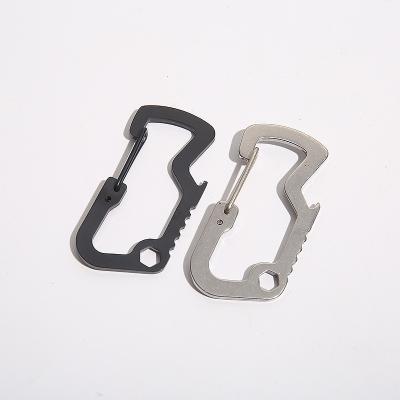 China Portable Survival Tools Portable Stainless Steel EDC Utility Card Bottle Opener Multitool Black Black Silver Card for sale