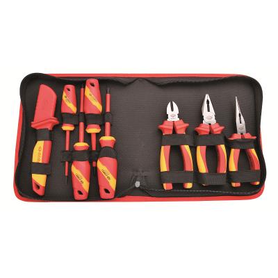 China Use 8 PCS Electric Multitools 1000V VDE Insulated Pliers Screwdriver Tool Kit for sale