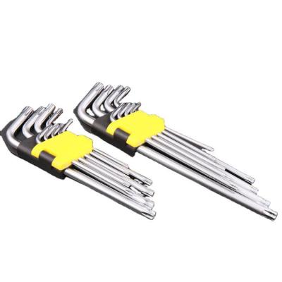 China Multi Functional Multi Color Laser Marking Wrench Repair Allen Hex Key Hex Wrench Set for sale