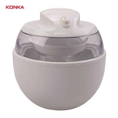 China 600mL 7W Kitchen Household Children's Outdoor Konka Hot Cake Small Ice Cream Maker Machine Ice Cream Maker Maker Ice Cream Maker for sale