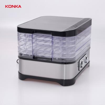 China Hotels Konka Food Grade Mini Small Kitchen 5 Trays 220-260W Household Fruit Dehydrator Electric Solar Dry Drying Machine for sale