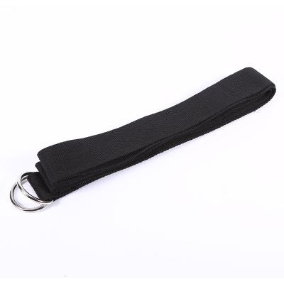 Chine bande sportive de la meilleure qualité de bout droit de courroie élastique de yoga de 10ft avec le métal réglable D Ring Buckle à vendre