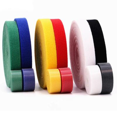 China Nylon Hook And Loop Fastener Straps Double Side Adjustable Length for sale