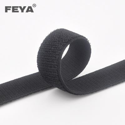 China 27.5 Yards Washable Knitted Elastic Hook And Loop Tape For Garment for sale