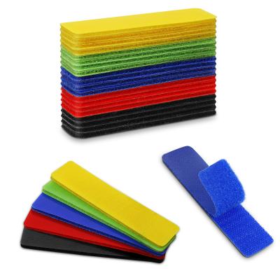 China Precut 5cm Multicolored Self Adhesive Hook And Loop Tape for sale