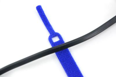 China Durable Hook And Loop Cable Ties 10*110mm Double Sided Cord Strap for sale