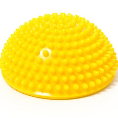 China Half Dome Round Red High Quality Spiky Massage Balance Spikey Yoga Ball for sale