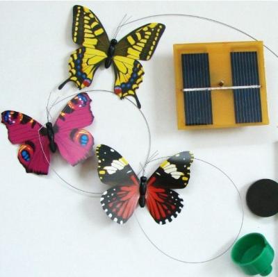 China Toy Kids Outdoor Garden Light Solar Powered Dangle Solar Butterfly for sale