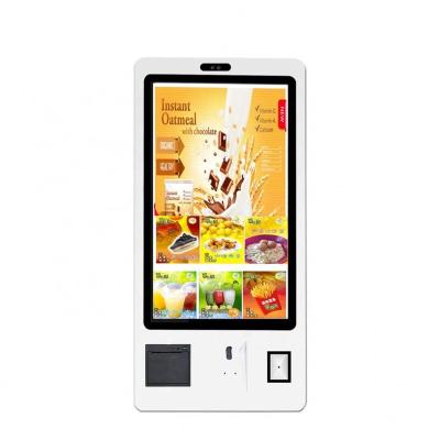 China 23.6/27/32 Inch Self Service Order Kiosk Coffee Shop Online Kiosk Payment Display POS Software In Restaurant APP Mobile Management for sale