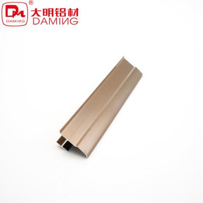 China Modern Custom Aluminum Tile Spacer Brass Edge Strip Tile Ledge Trim for sale