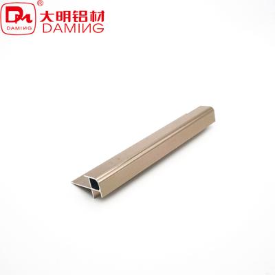 China Modern Craft Decorative Strip Outside Corner Aluminumv Floor Trim Tile Flexible Laminate Flooring Trim for sale